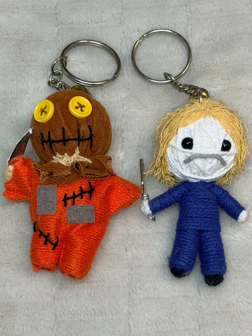 Freddy Krueger Jason Voorhees Horror Voodoo Doll Keychains Slasher Halloween